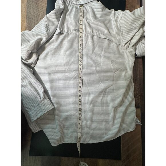 Realtree Fishing Mens 2XL Striped Long Sleeve Button-Up Shirt Lightweight Polyes - Picture 10 of 13